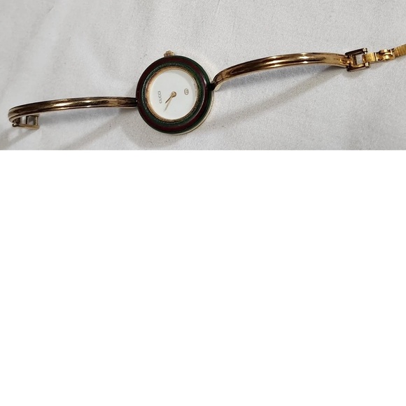 GUCCI 14K Gold Plated Bracelet Watch - Picture 4 of 4